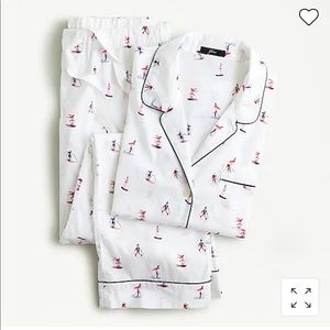 J. Crew Pyjama Set in Skier Print